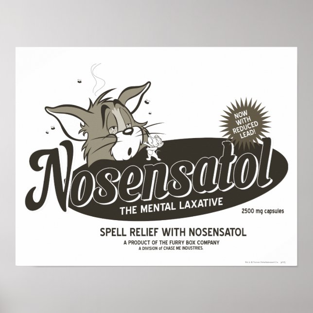 Pôster Tom e Jerry Nosensatol (Frente)