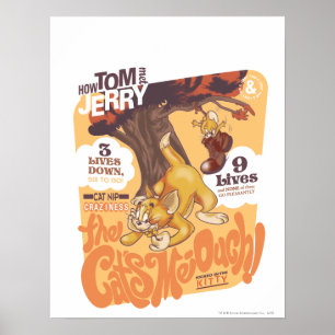 Pôster Tom e Jerry os gatos Me-Ouch