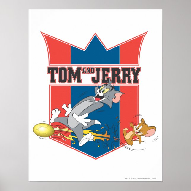 Poster Tom e Jerry Soccer (Futebol) 7 (Frente)