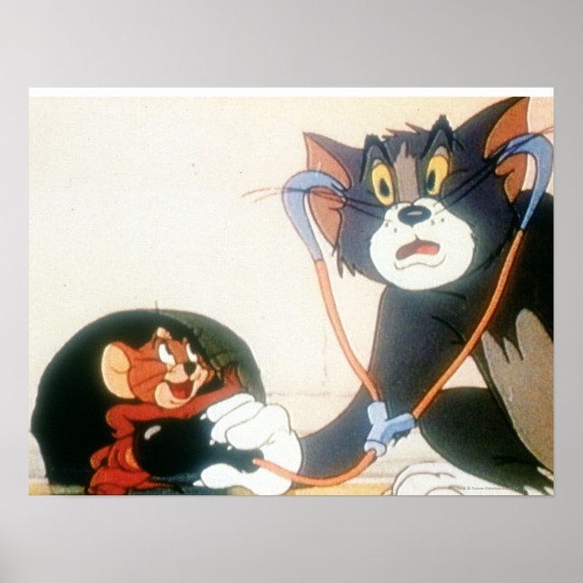 Pôster Tom E Jerry Stethescope (Frente)
