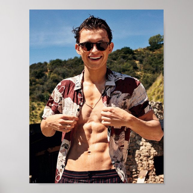 Poster Tom Holland com sunnies (Frente)