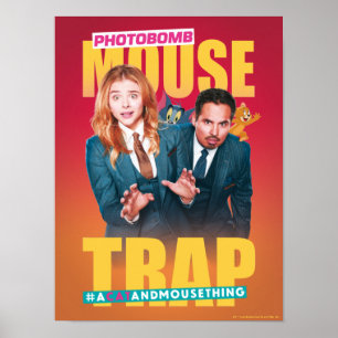 Poster Tom & Jerry com Kayla e Terrance - Armadilha de Mo