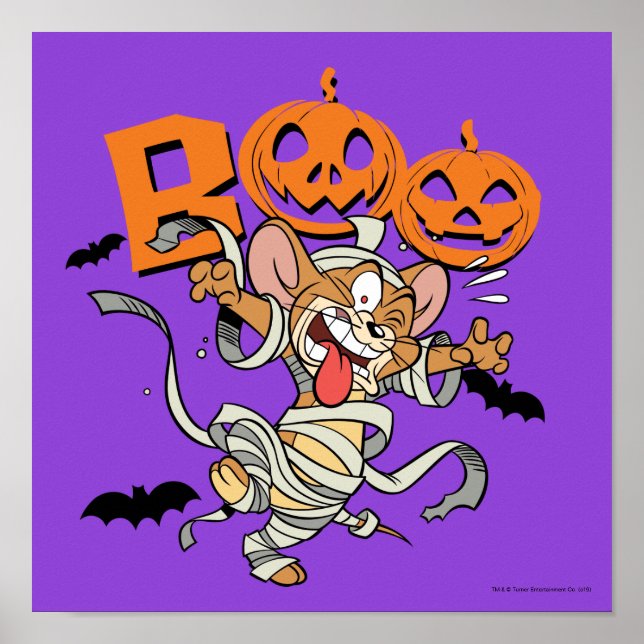 Poster Tom & Jerry | Jerry é tão assustador (Frente)