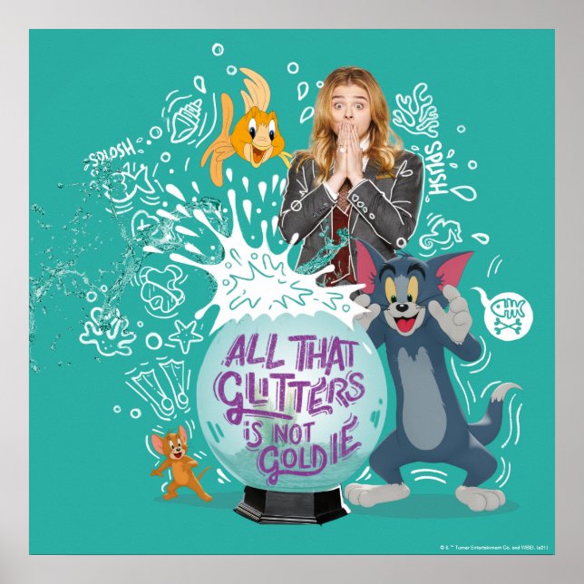Poster Tom & Jerry - Tudo Que Gliters Não É Goldie (Frente)