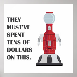 Poster Tom Servo Bot sobre a Cidade