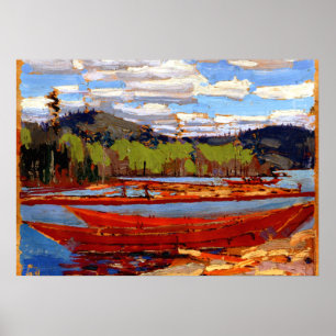 Poster Tom Thomson - Bateaux