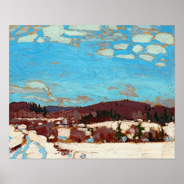 Poster Tom Thomson Early Primavera (Frente)