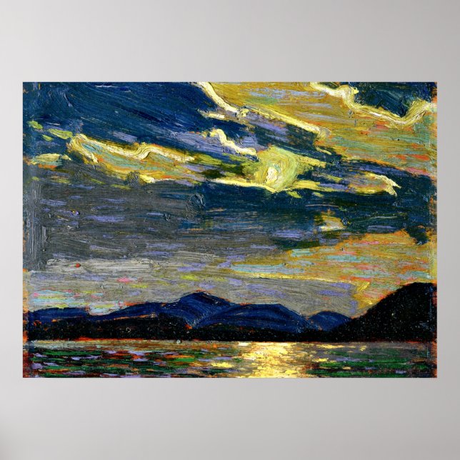 Poster Tom Thomson - Luz de Verão Quente (Frente)