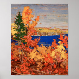 Poster Tom Thomson Pintura Autumn Foliage Ontario Land
