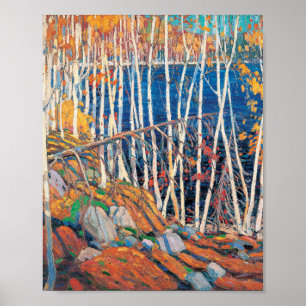 Poster Tom Thomson Pintura Na Terra De Ontário Da Northl