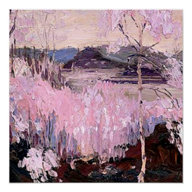 Pôster Tom Thomson - Tempestade de granizo (Frente)