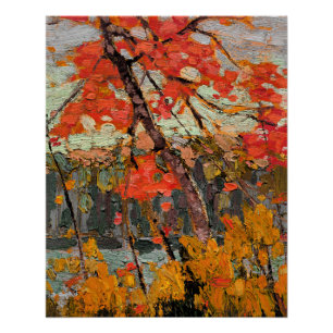 Pôster Tom Thomson - Twisted Maple