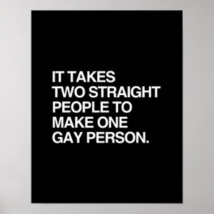 PÔSTER TOMA DUAS PESSOAS RETAS PARA FAZER UM PERSO ALEGRE