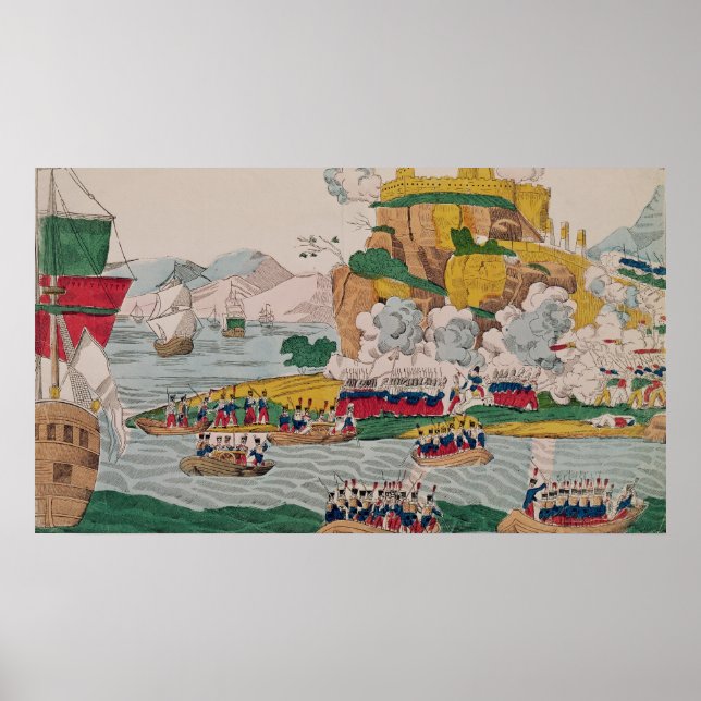 Pôster Tomada de Argel pelos Franceses (Frente)