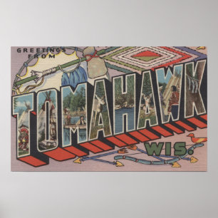 Pôster Tomahawk, Wisconsin - grandes cenas da letra
