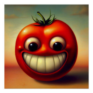Pôster Tomate alegre