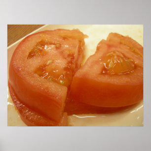 Pôster Tomate cortado