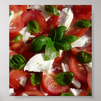 Pôster Tomate e Mozzarella Salad