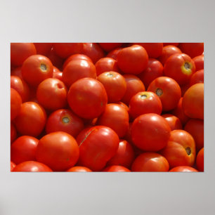 Poster Tomates no mercado