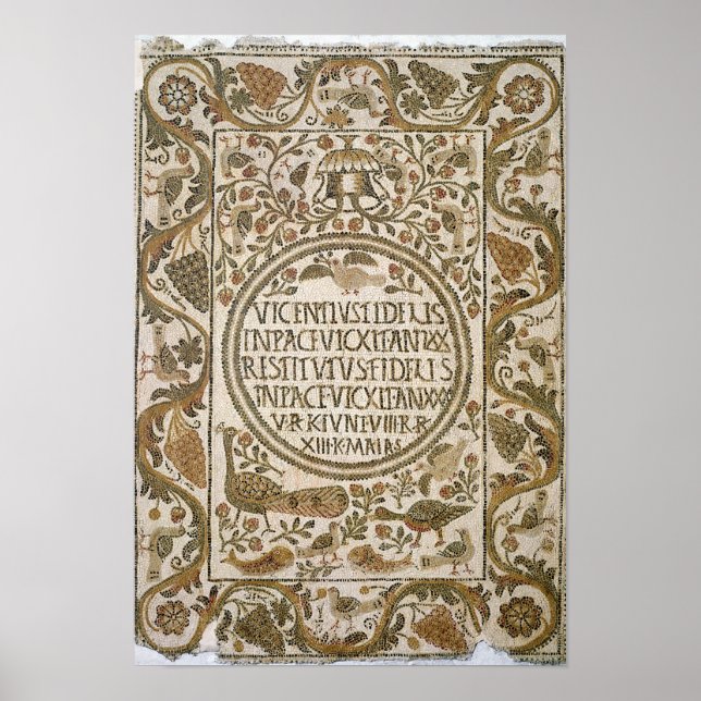 Poster Tombstone com epitáfio (Frente)