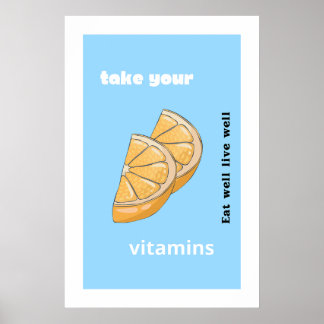 Poster Tome as vitaminas