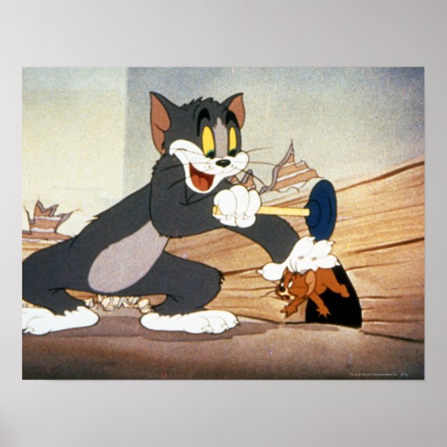 Pôster Tome E Jerry Plunger (Frente)