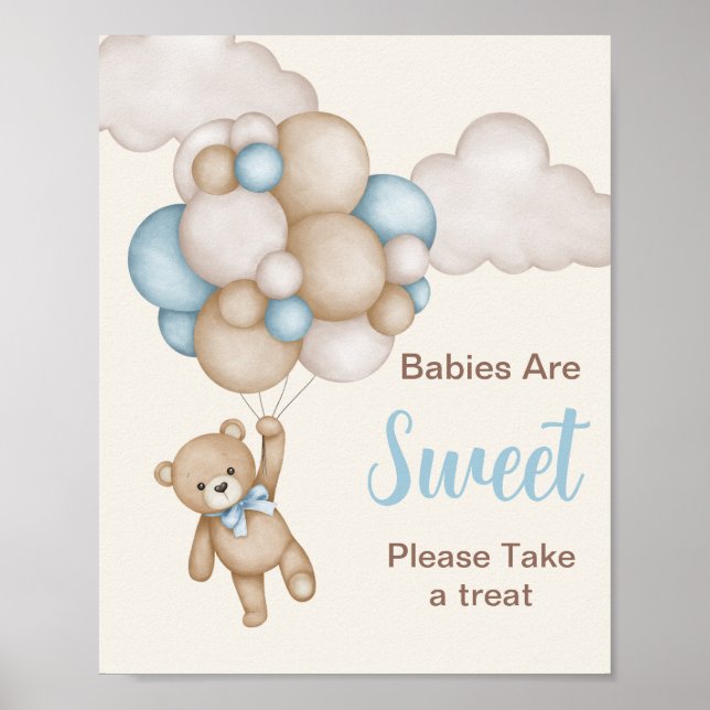 Poster Tome o sinal do Urso de Teddy (Frente)