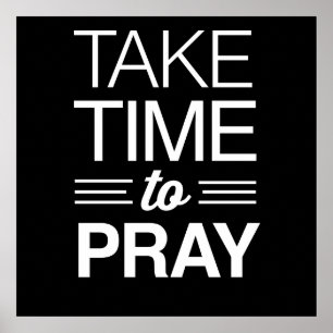 Poster Tome o tempo Pray