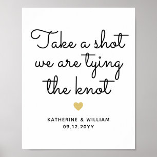 Poster Tome uma decisão que somos sinal de noivado de cas