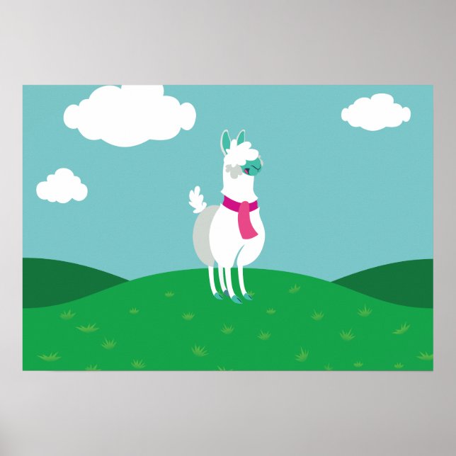 Poster Tommy the Llama (Frente)