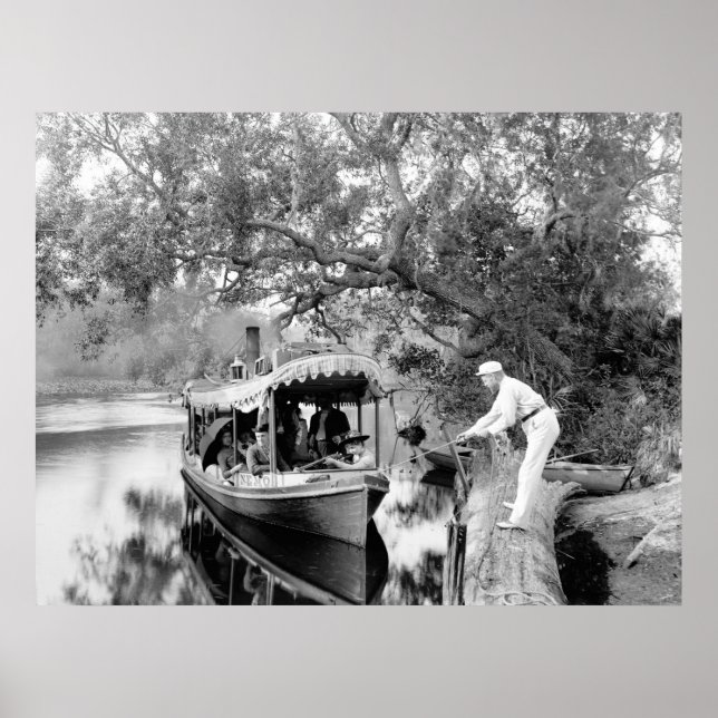 Poster Tomoka River, Florida, 1880 (Frente)