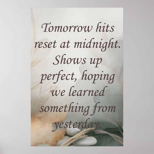 Poster Tomorrows  (Frente)