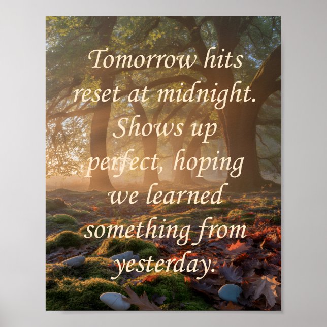 Poster Tomorrows (Frente)