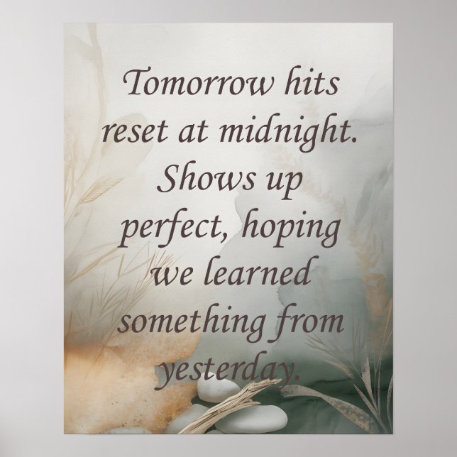 Poster Tomorrows  (Frente)