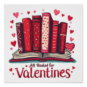 Pôster Tonas de Leitura Romântica Presente de Valentim Ac