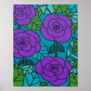 Poster Tones Legal Arte Floral Selva