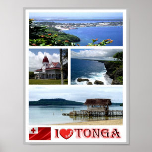 Poster Tonga - Eu Amo -