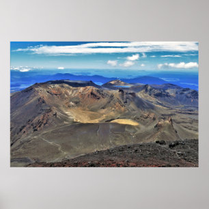 Poster Tongariro alpino