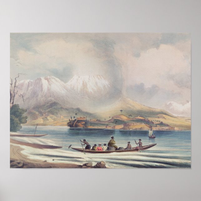 Pôster Tongariro Volcano, Nova Zelândia (Frente)