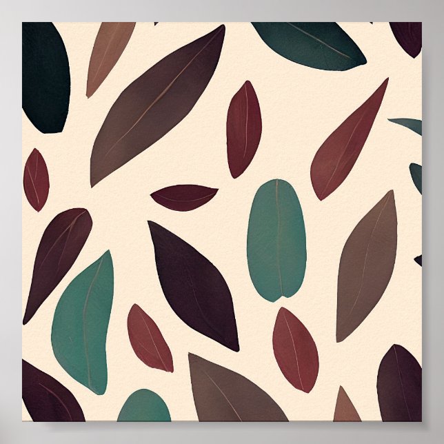 Poster Tons da Terra deixam arte minimalista (Frente)