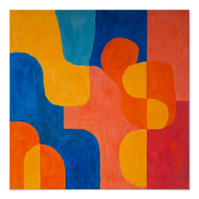 Pôster Tons de Meados do Século (Frente)