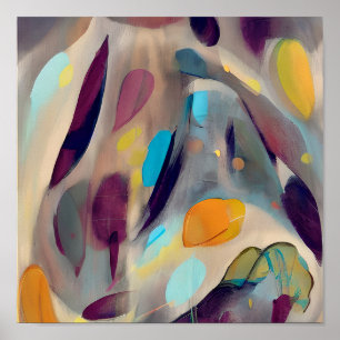 Poster Tons escuros da mistura artística moderna