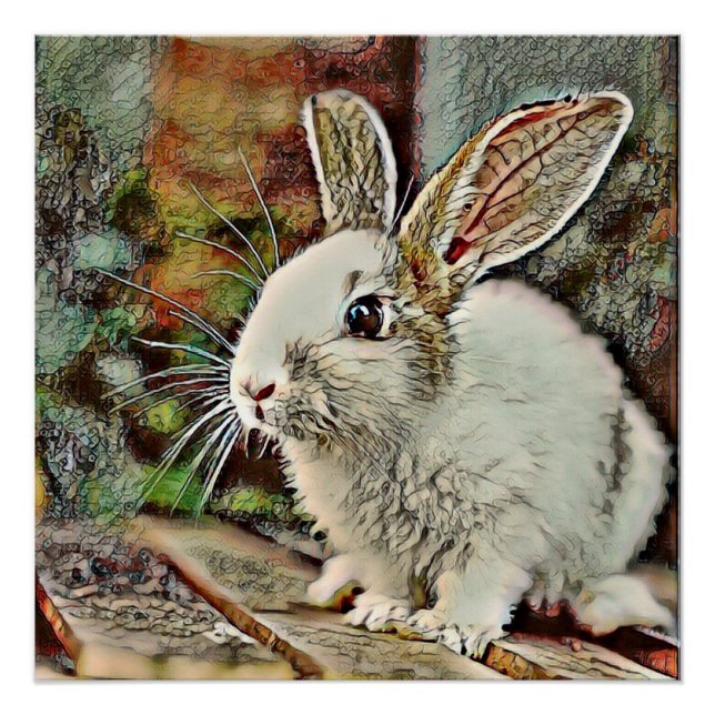 Pôster toony bunny (Frente)