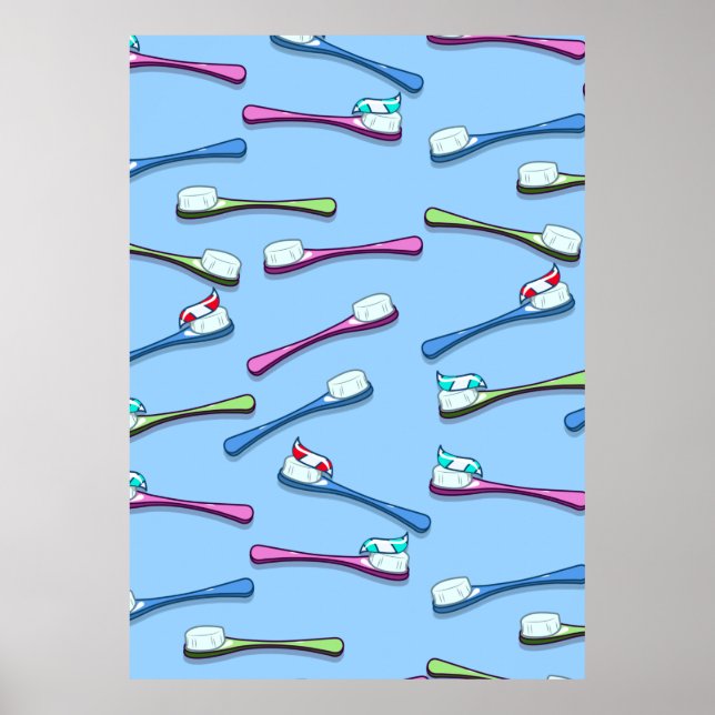 Poster Toothbrushes (Frente)
