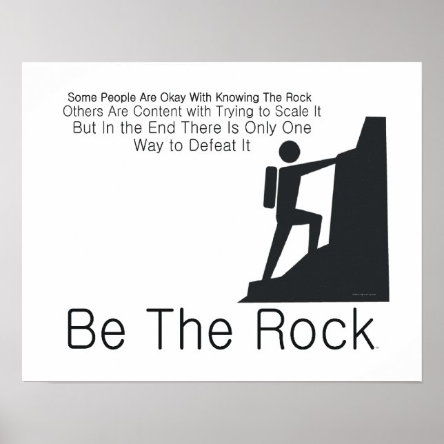 Pôster TOP Be The Rock (Frente)