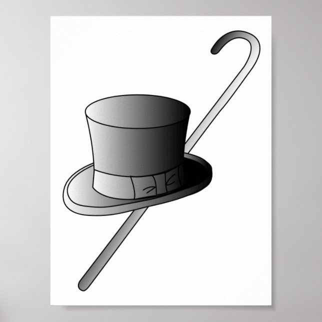 Poster Top Hat e Cane (Frente)