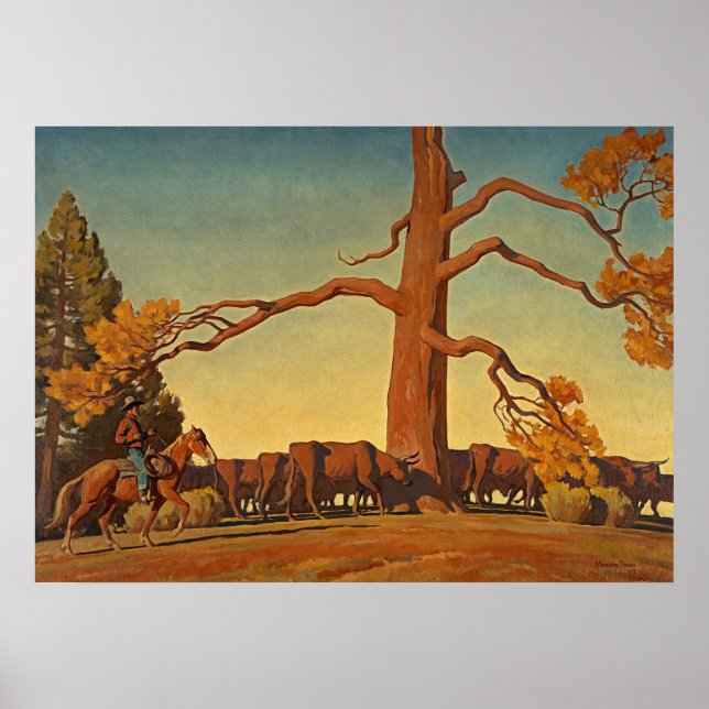 Poster Topo da Cordilheira por Maynard Dixon (Frente)