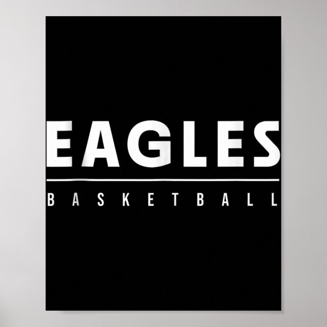 Poster Topo do Tanque de Basquete Eagles (Frente)