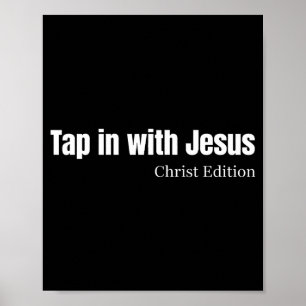 Poster Toque Com a Edição de Jesus Cristo Fé Cristã Q