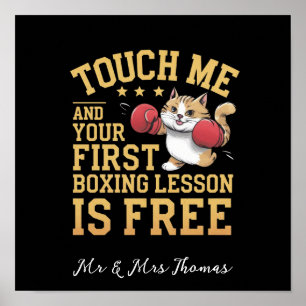 Poster Toque em Mim e Sua Primeira Lição de Boxe é Grátis